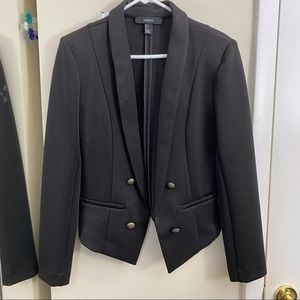 Forever 21 Black Blazer with Buttons
